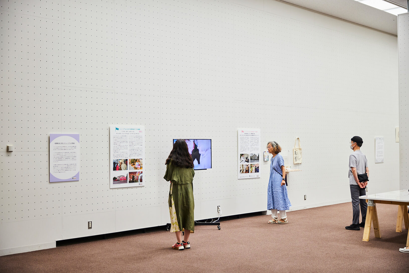 「アート・コミュニケーション事業を体験する2024」展示風景
