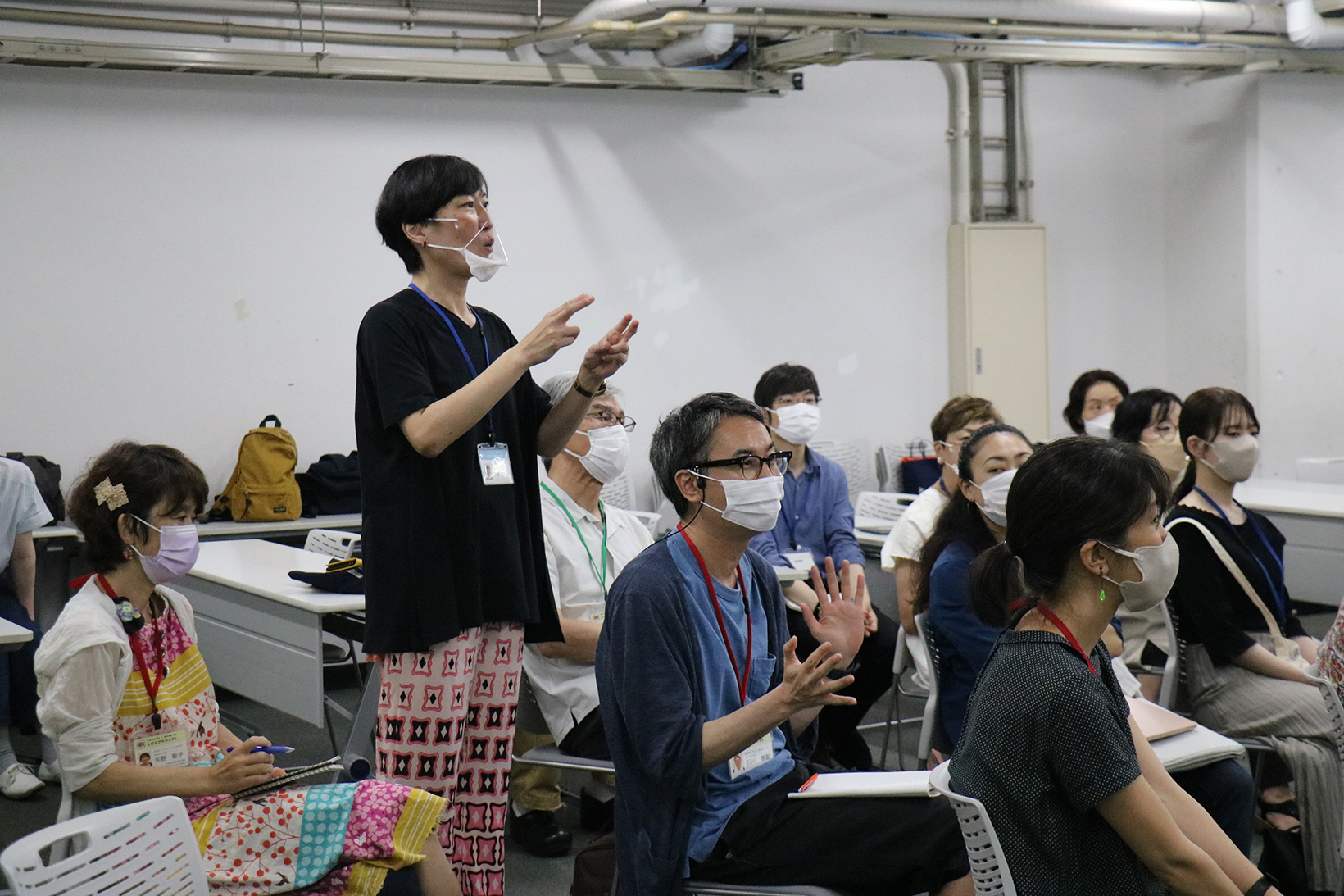 「きこえって何だろう？」とびラボの様子（2022年）撮影：とびらプロジェクトスタッフ